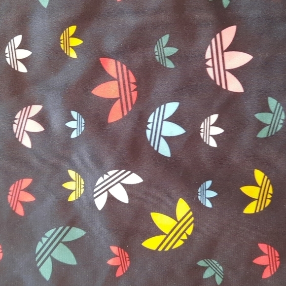 Adidas logo black track zip up jacket - Picture 4 of 7